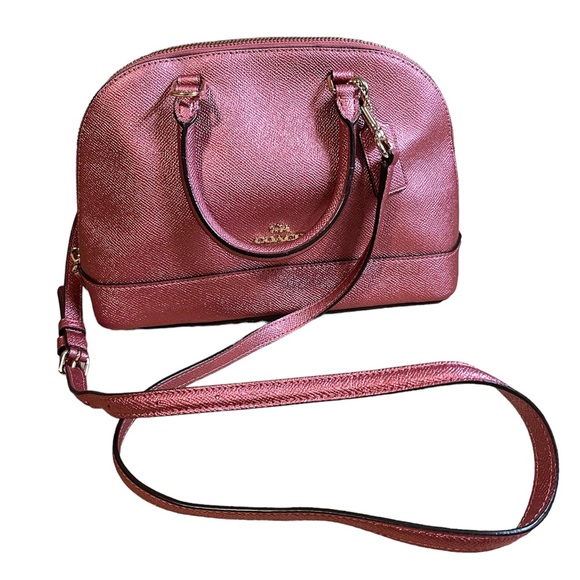 Coach Metallic Blush Satchel F29170 - Picture 1 of 6